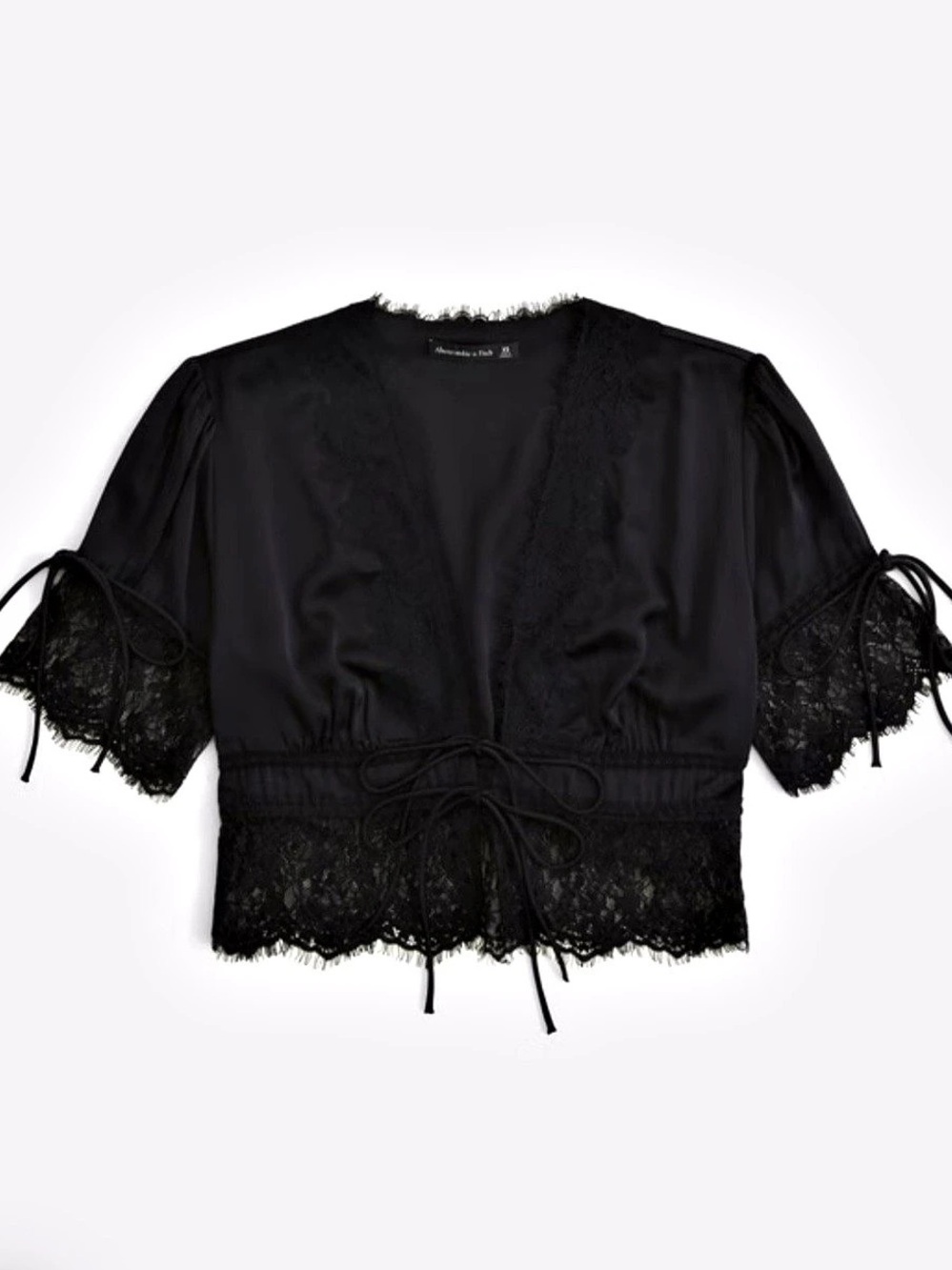 Abercrombie & Fitch Lace-Trim Set Top Medium NWT
